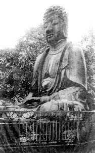 the daibutsu face|From Buddha to Bullets: The history of Ueno Daibutsu